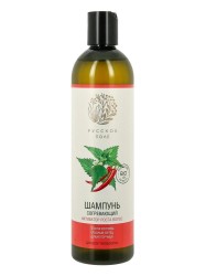 Шампунь Русское поле согревающий активатор роста для всех типов волос 400 мл