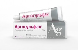 Аргосульфан крем д/наружн. прим. 2% 15 г 1 шт.