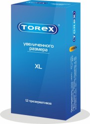 Презервативы Torex увеличенного размера гладкие 12 шт.