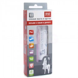 Набор дорожный Splat Профешнл Трэвел Отбеливание плюс паста зубная 40 мл + зубная щетка