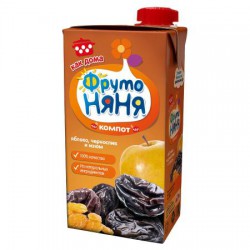 Компот Фрутоняня из яблок чернослива и изюма 0.5 л