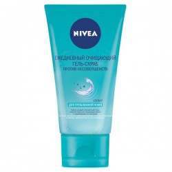 Гель-скраб для умывания Nivea очищающий для ежедневного применения 150 мл
