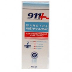 Шампунь 911 Ваша служба спасения Нейтральный для чувствительной кожи головы 150 мл