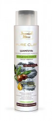Шампунь Золотой шелк для поврежденных волос вулканическая глина масло арганы 400 мл