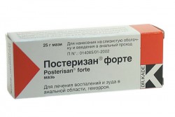 Постеризан-форте мазь д/рект. и наружн. прим. 25 г №1 шт.
